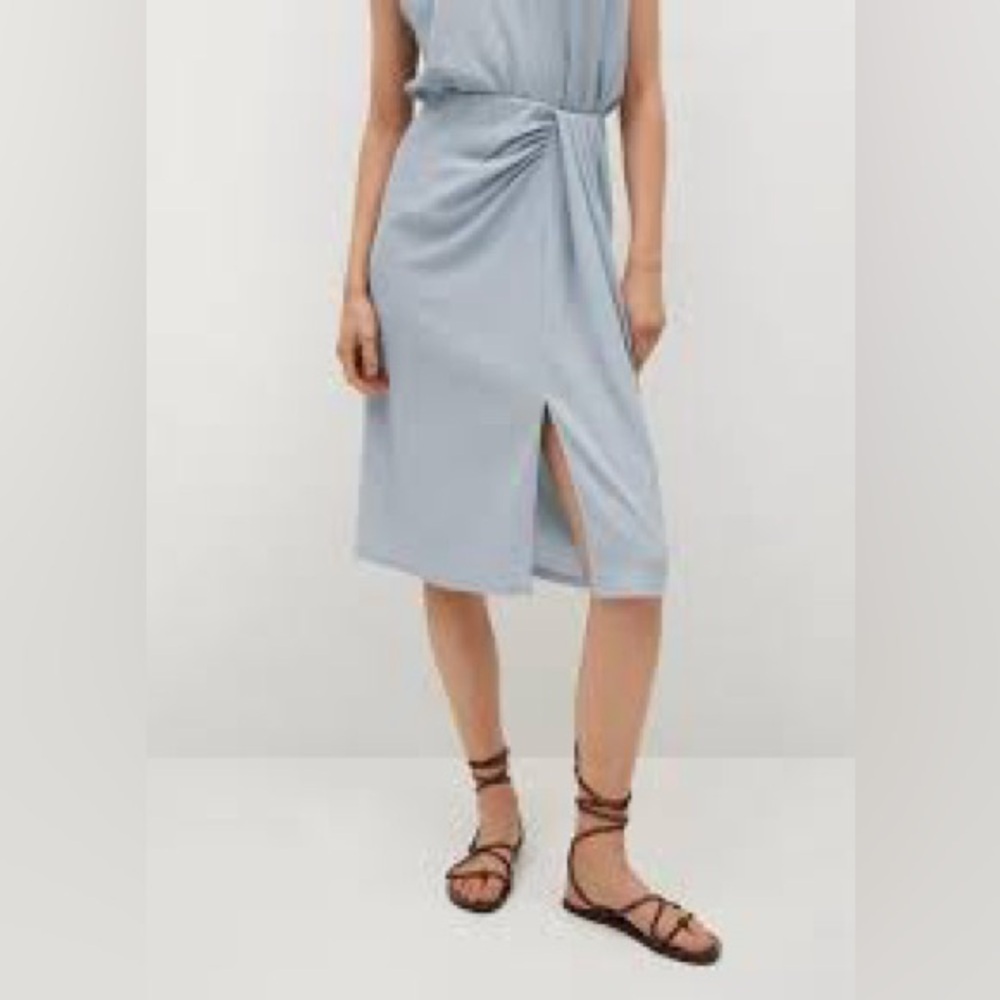 MNG by Mango NWT draped wrap skirt size XS